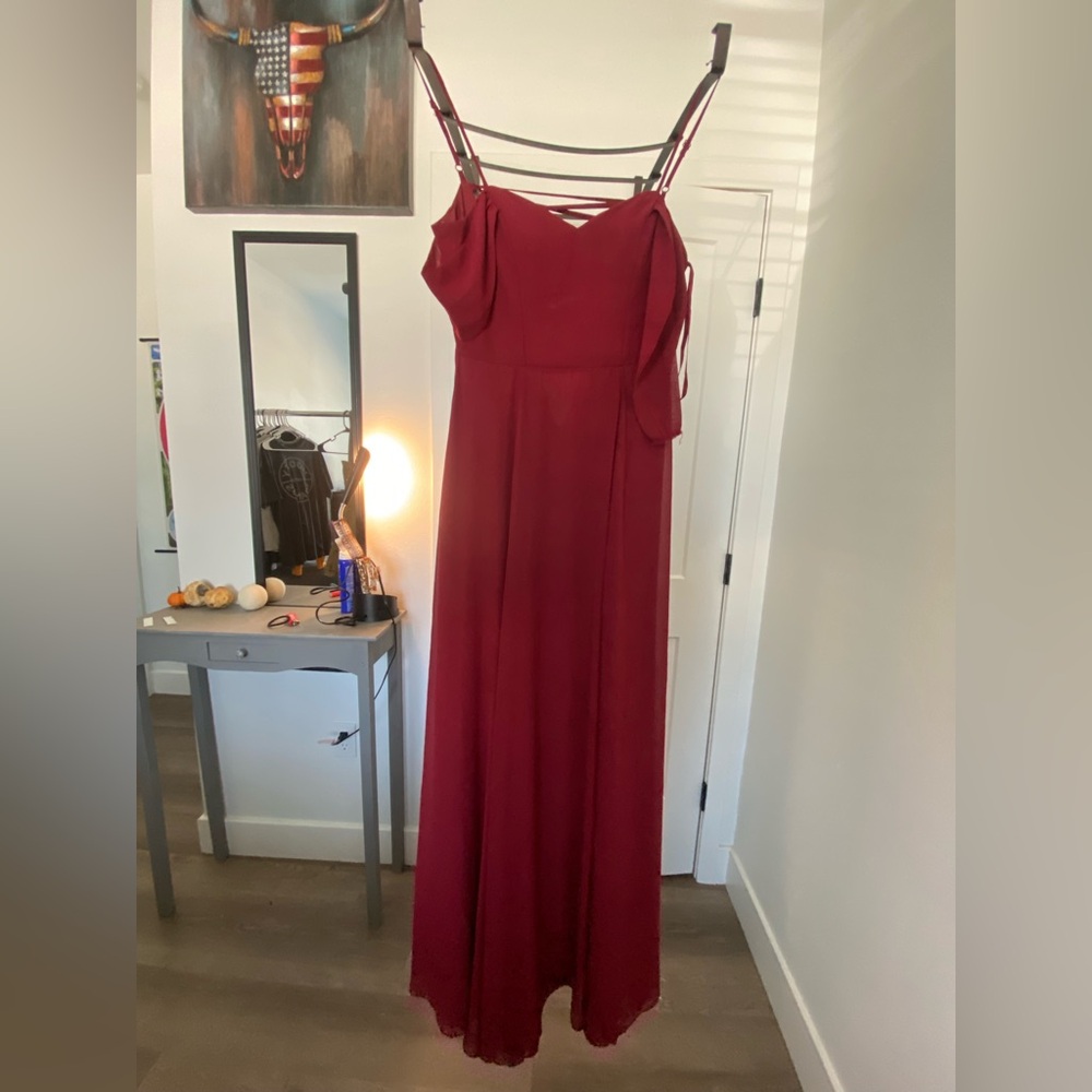 Long Red Dress Women's (size 3)